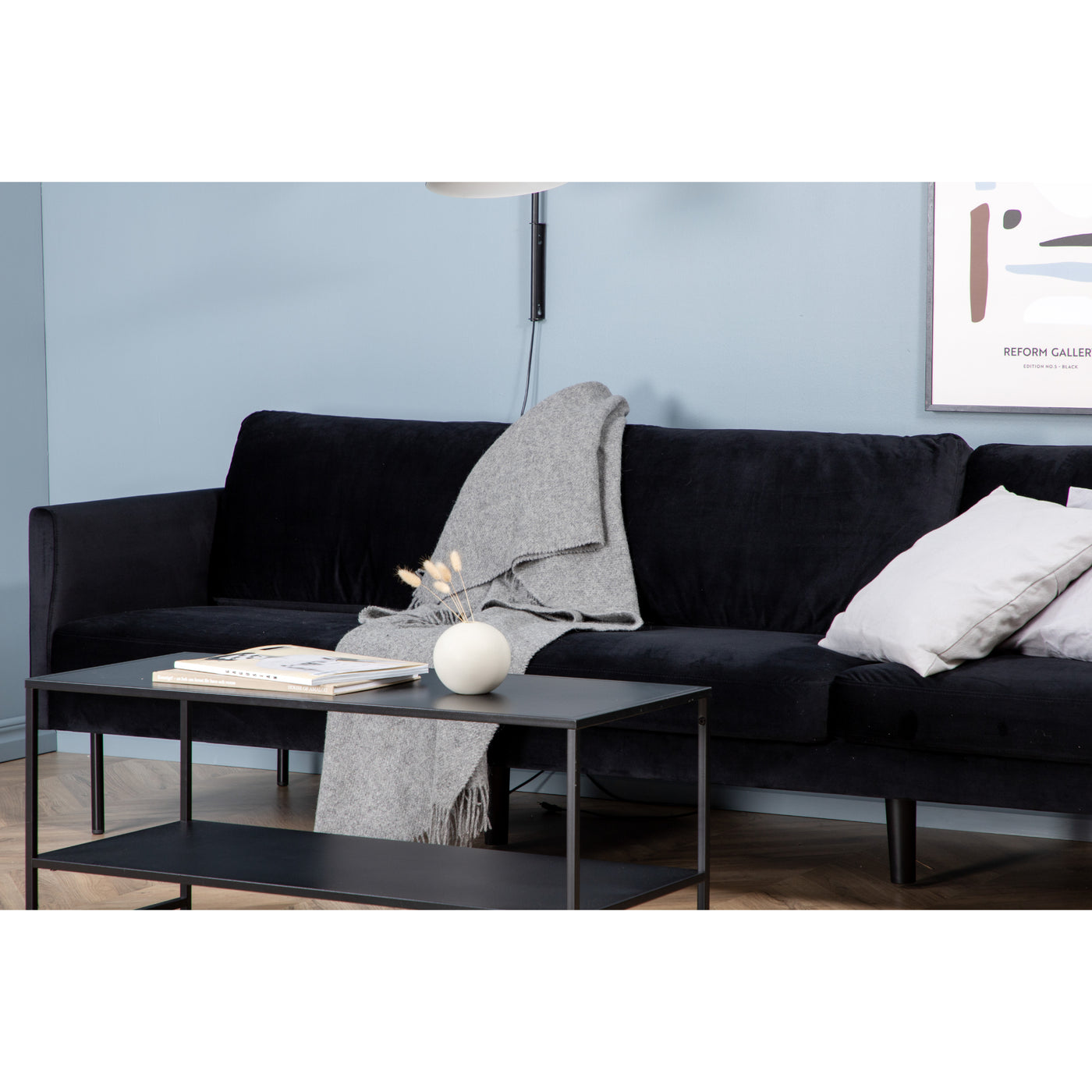 Sofa Marcy 3-Sitzer– Schwarz