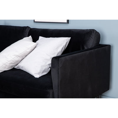 Sofa Marcy 3-Sitzer– Schwarz