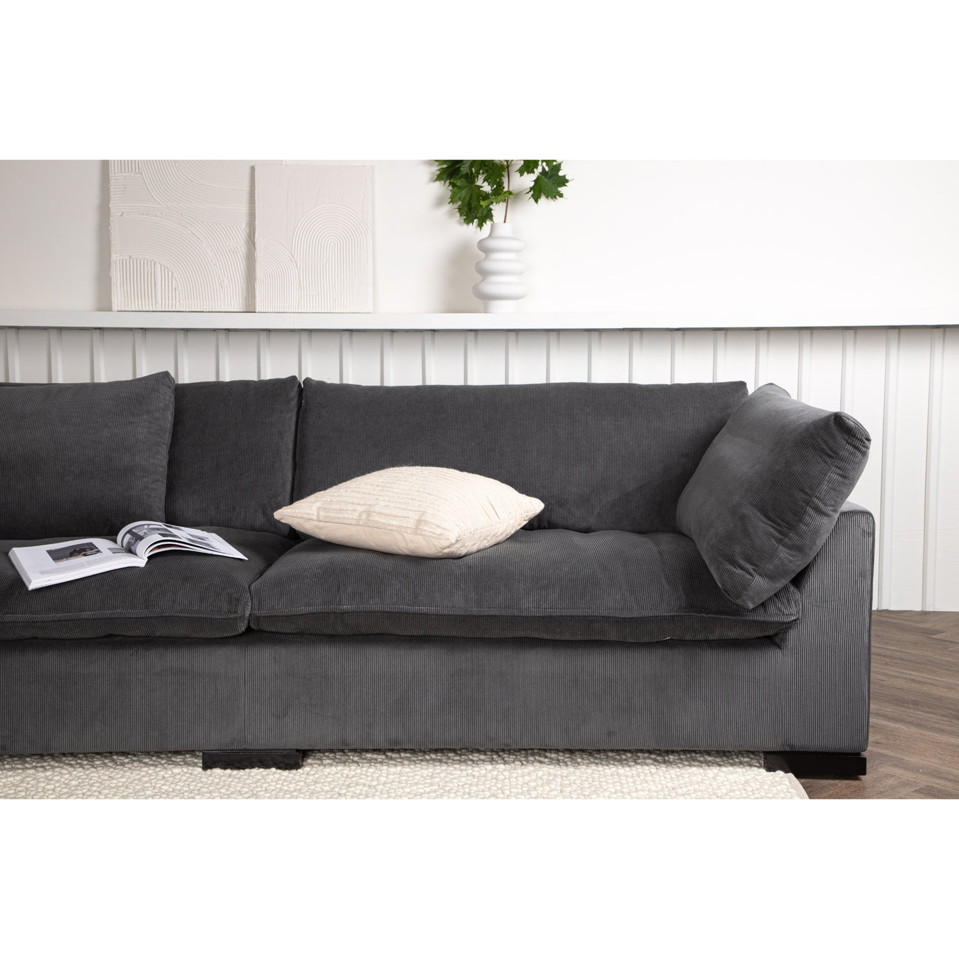 Sofa Flora 3-Sitzer - Grau