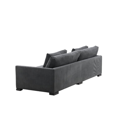 Sofa Flora 3-Sitzer - Grau