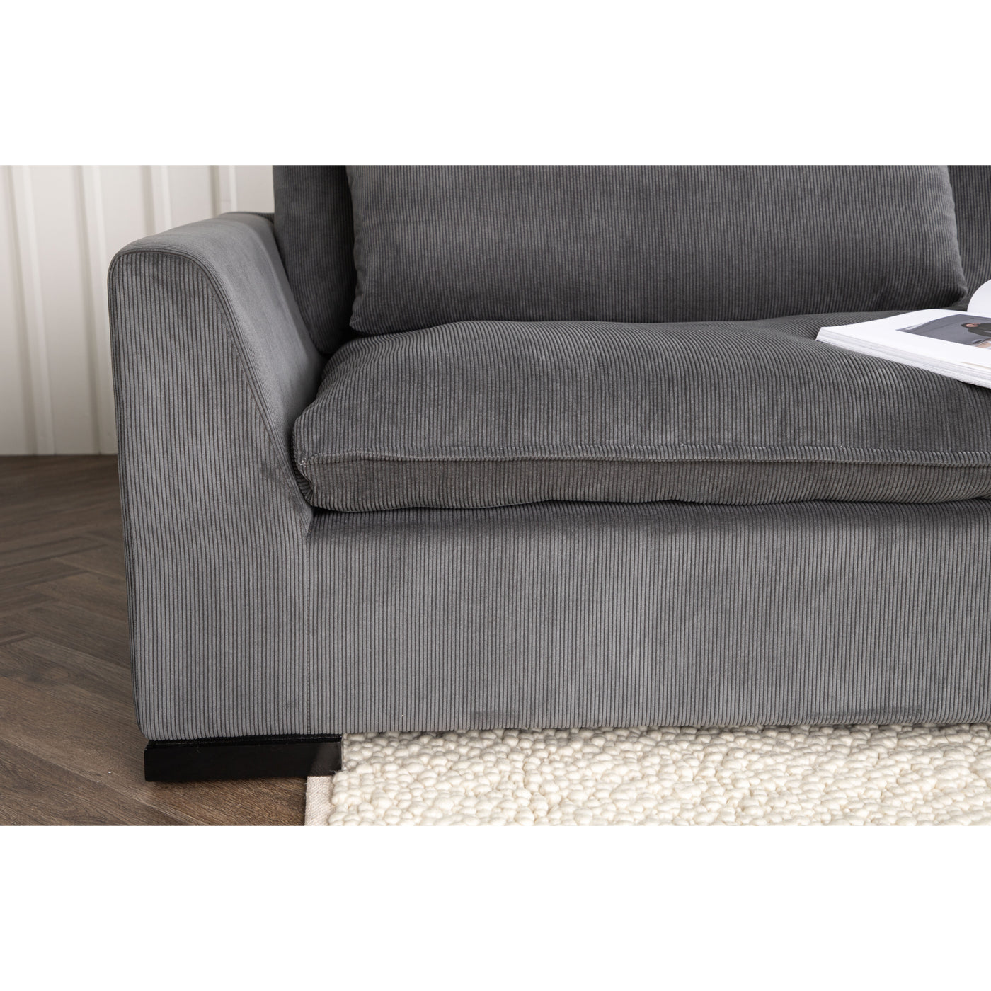 Sofa Flora 3-Sitzer - Grau