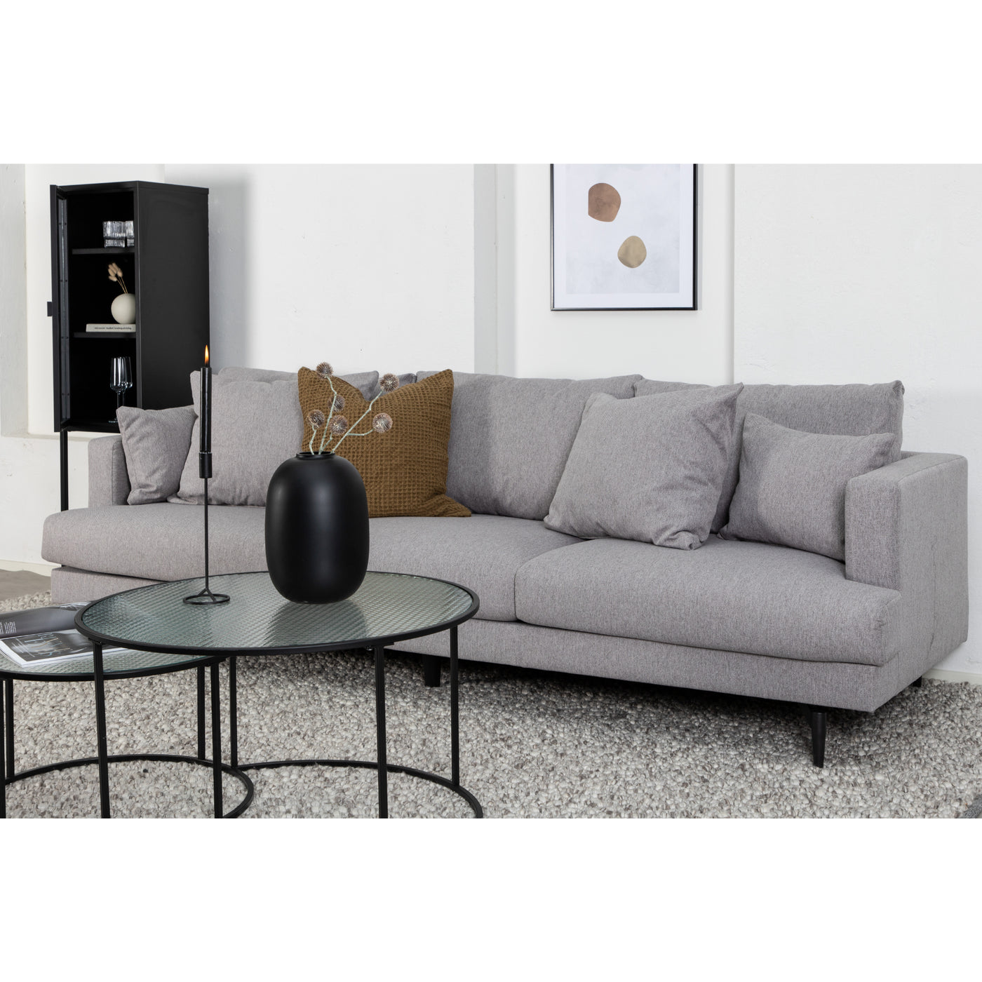 Sofa Venya 3-Sitzer- Grau