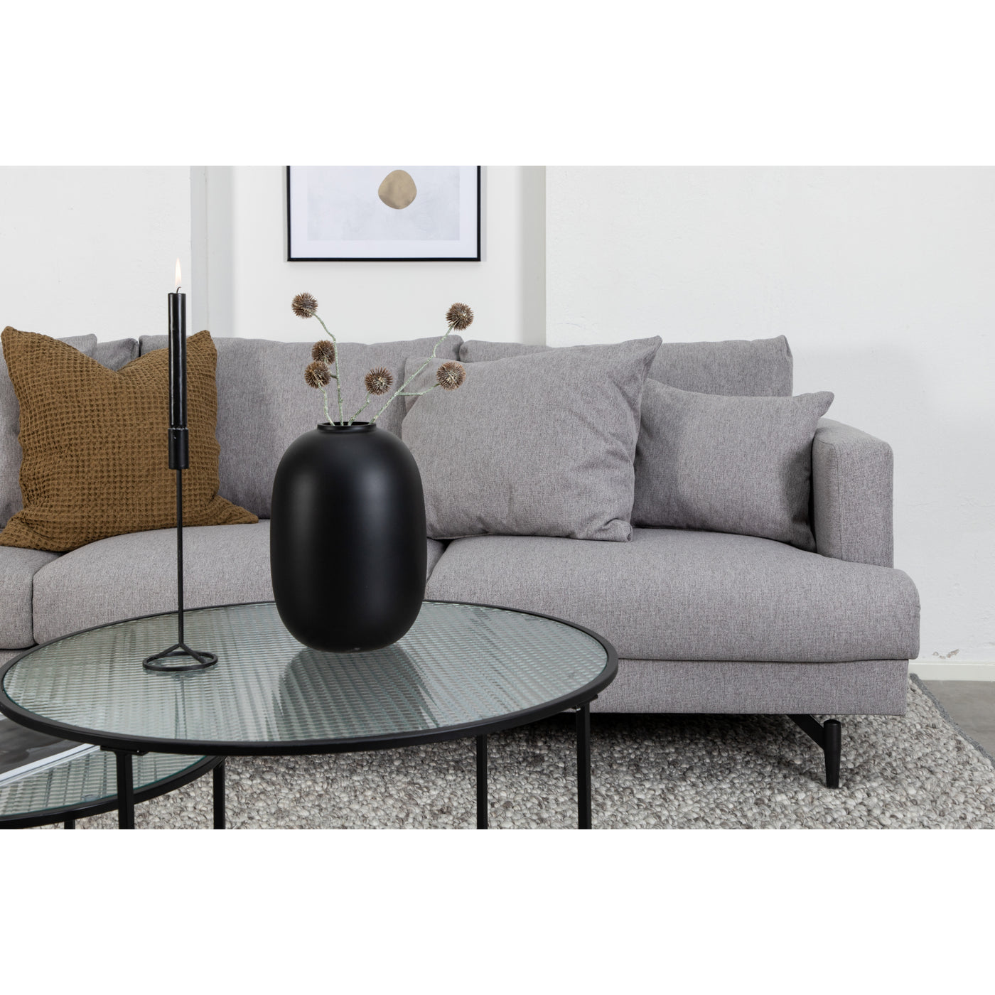 Sofa Venya 3-Sitzer- Grau