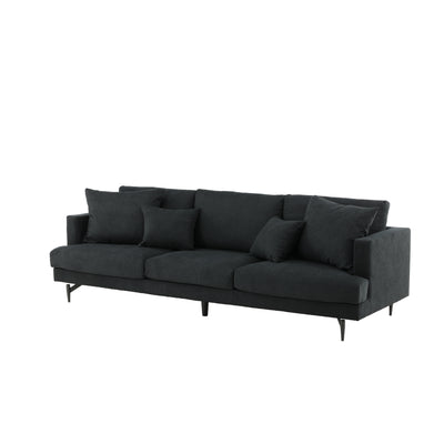 Sofa Vera 3-Sitzer– Schwarz