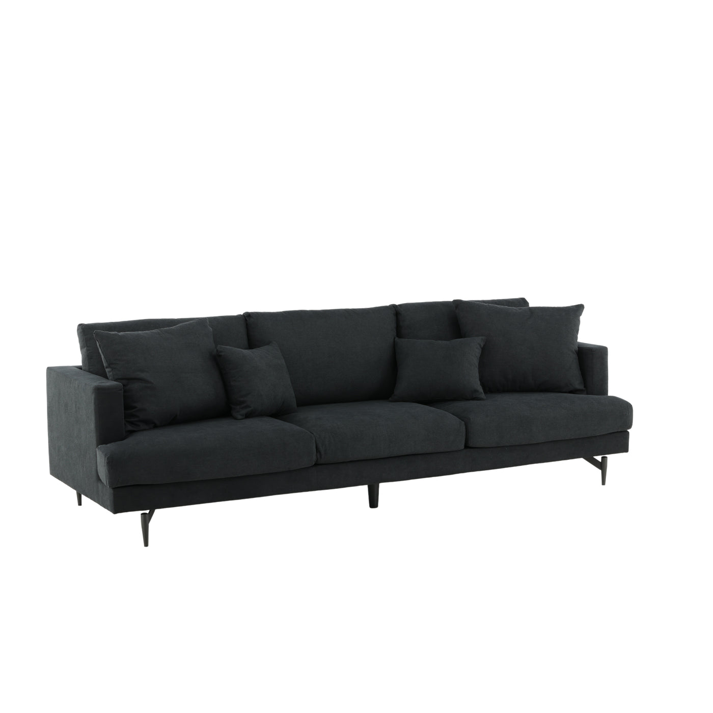 Sofa Vera 3-Sitzer– Schwarz