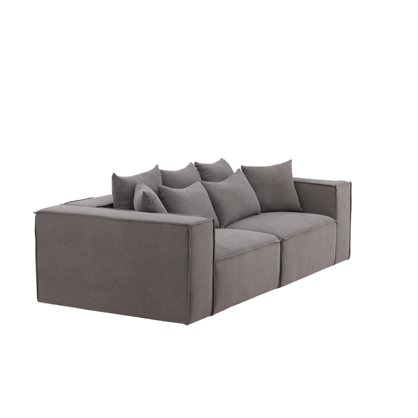 Henrikje 2-Sitzer Sofa Designer Couch Grau