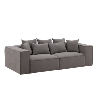 Henrikje 2-Sitzer Sofa Designer Couch Grau