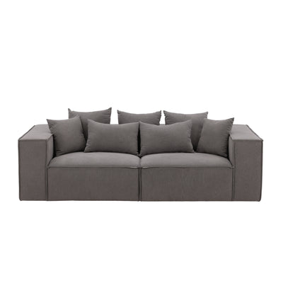 Henrikje 2-Sitzer Sofa Designer Couch Grau