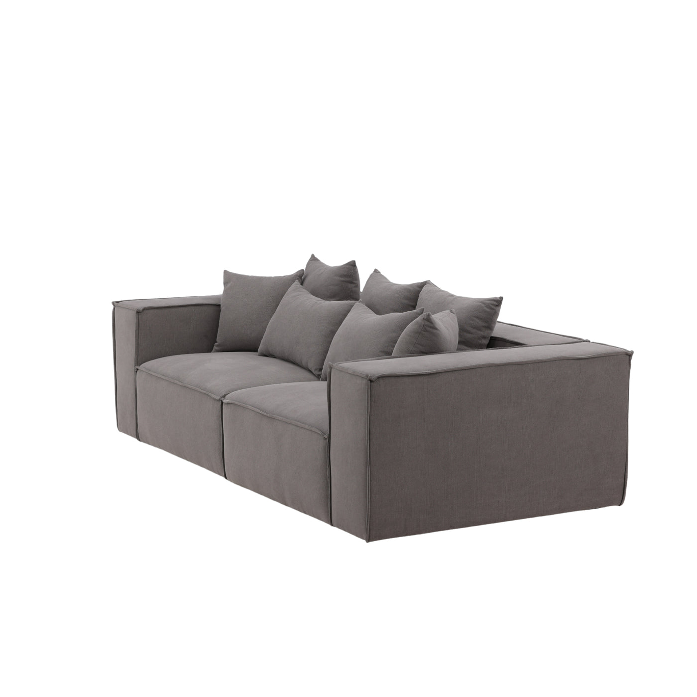 Henrikje 2-Sitzer Sofa Designer Couch Grau