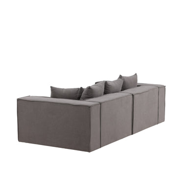 Henrikje 2-Sitzer Sofa Designer Couch Grau