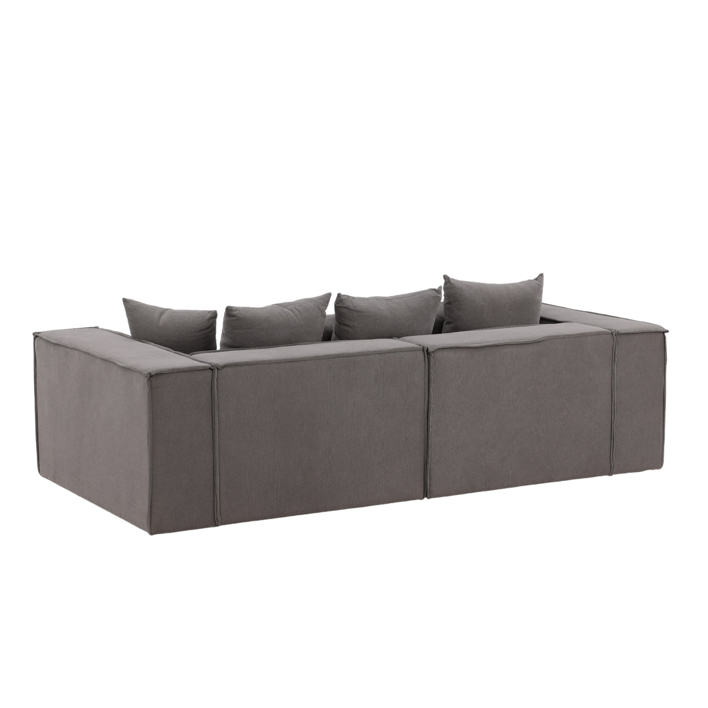 Henrikje 2-Sitzer Sofa Designer Couch Grau