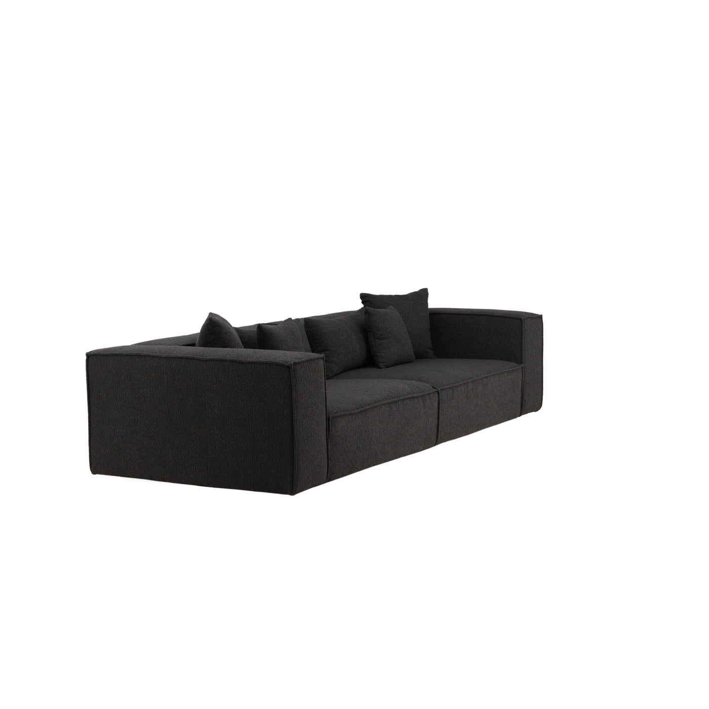 Sofa Henriette 3-Sitzer -Schwarz