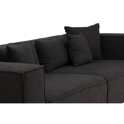 Sofa Henriette 3-Sitzer -Schwarz