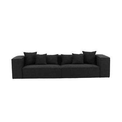 Sofa Henriette 3-Sitzer -Schwarz