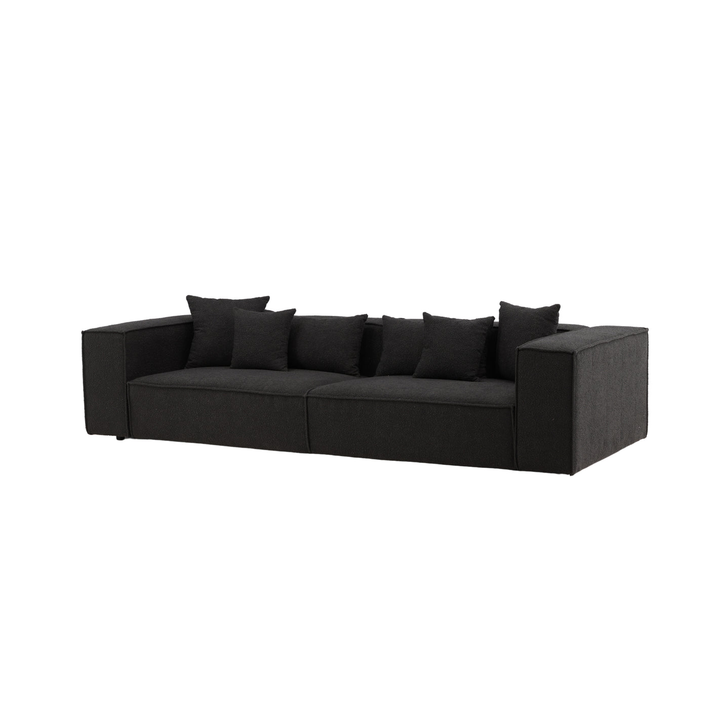 Sofa Henriette 3-Sitzer -Schwarz