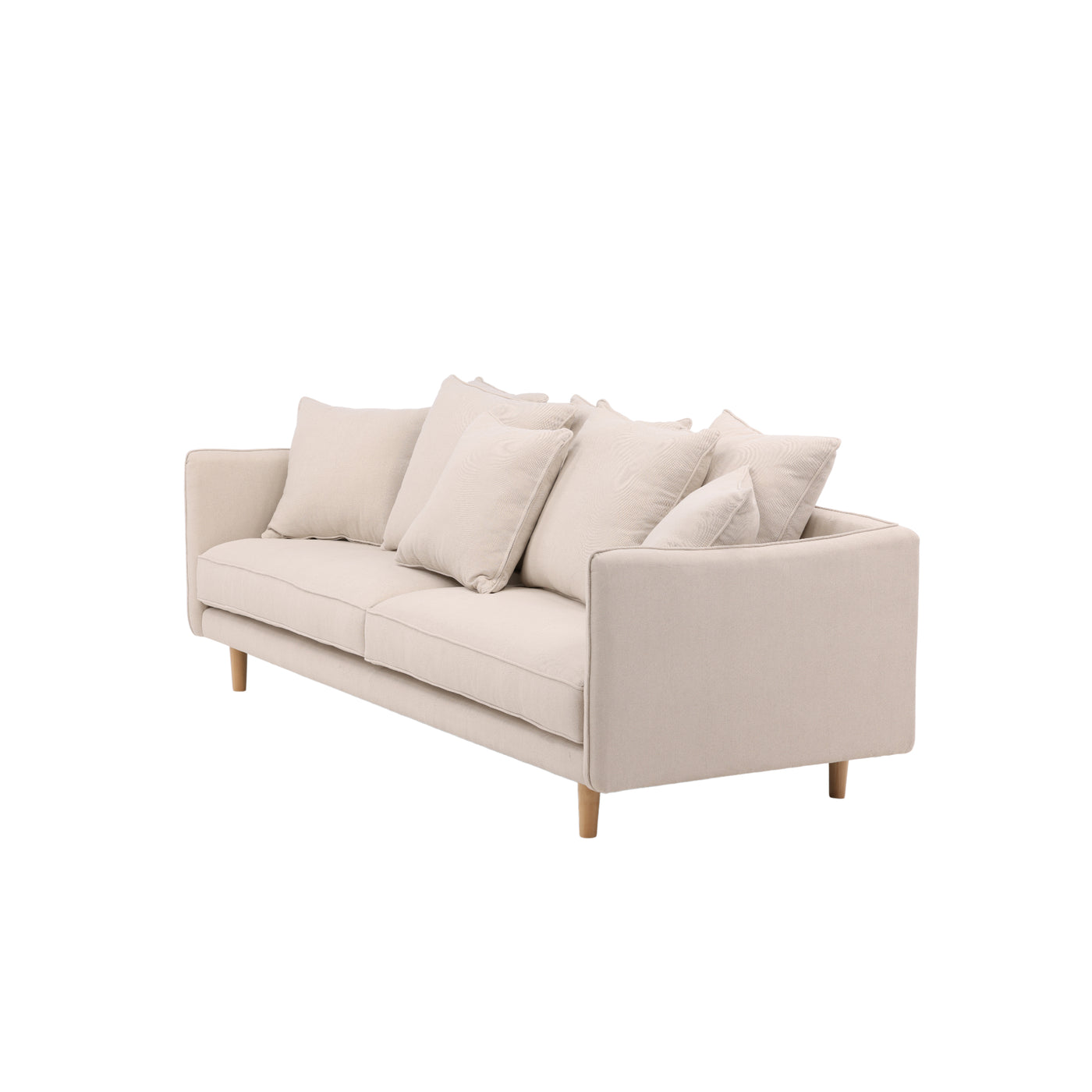 Tiffany 2-Sitzer Sofa Designer Couch Beige