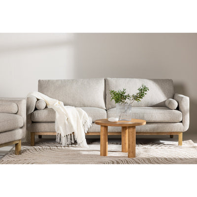 Olympos 3-Sitzer-Sofa – Holzoptik Beige