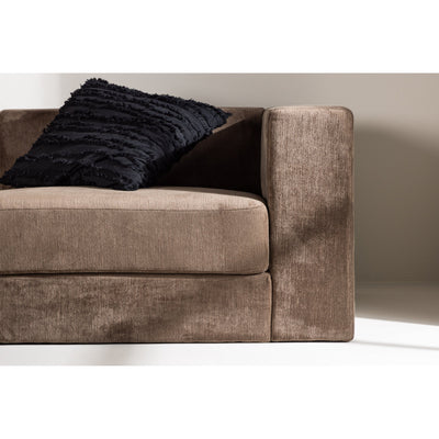 Lumi 3-Sitzer-Sofa – braunes Leinen