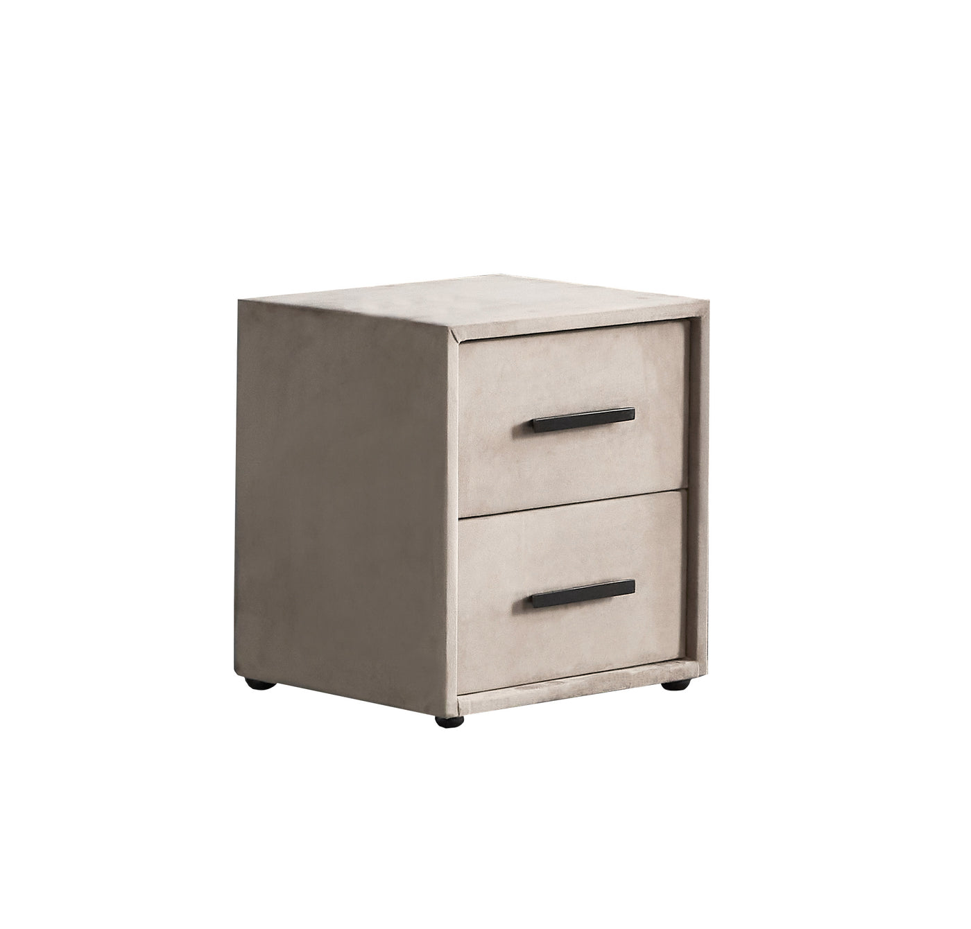 Belicia Boxspringbett Stauraum Bettkasten Samt Beige Boxbett von ABC Bedding