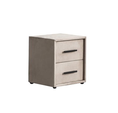 Belicia Boxspringbett Stauraum Bettkasten Samt Beige Boxbett von ABC Bedding