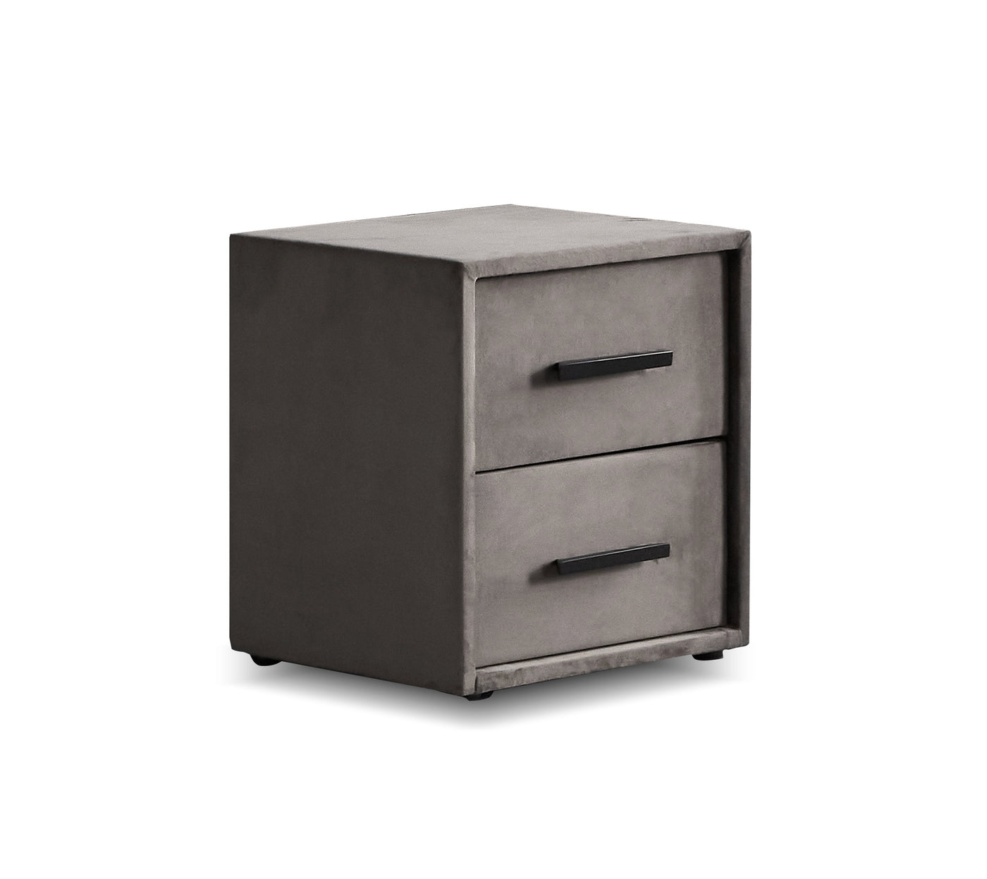 Belicia Boxspringbett Stauraum Bettkasten Samt Grau Boxbett von ABC Bedding