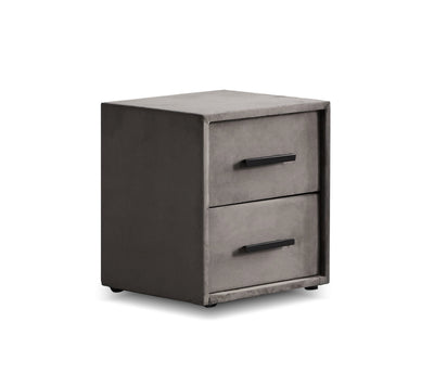 Belicia Boxspringbett Stauraum Bettkasten Samt Grau Boxbett von ABC Bedding