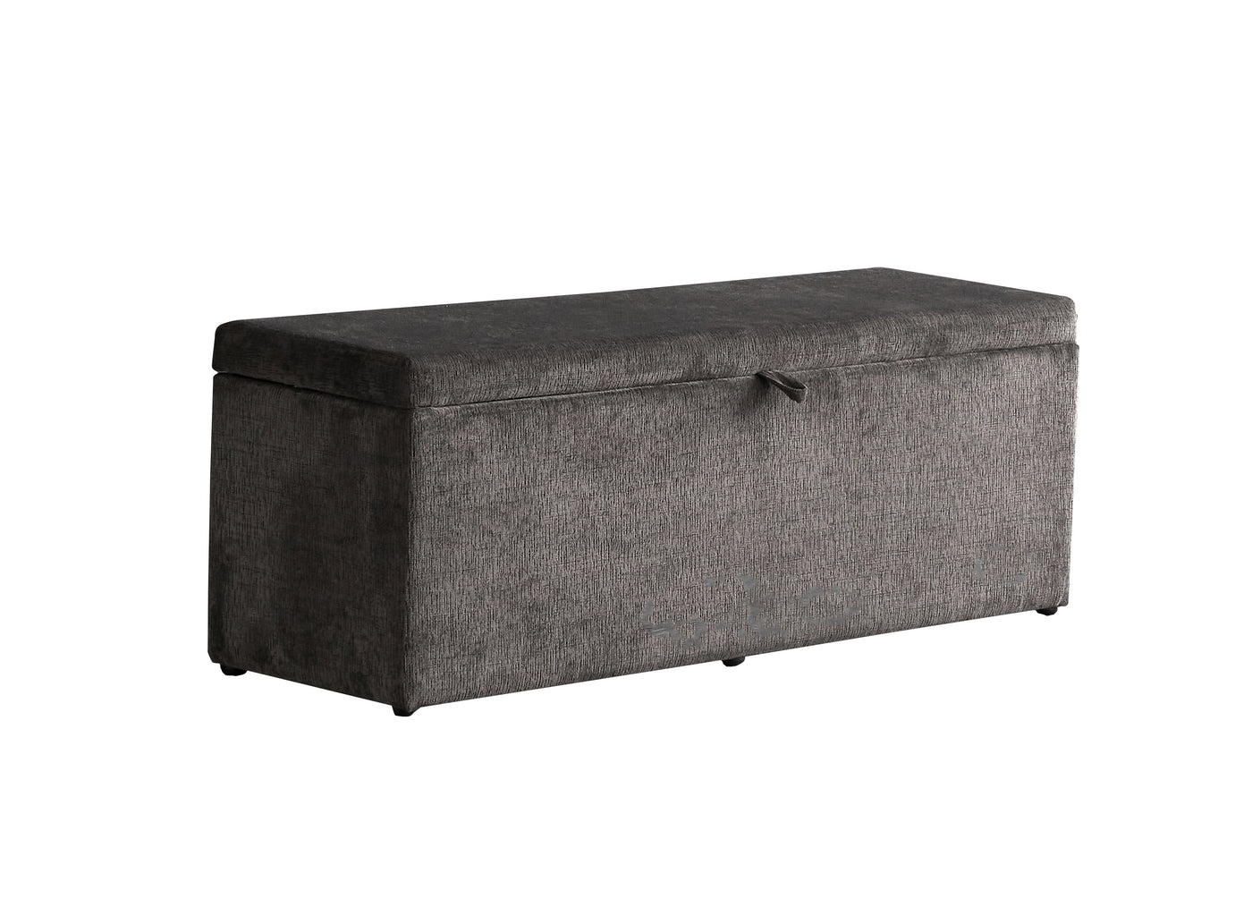 Carlos Boxspringbett Stauraum Bettkasten Stoff Grau Boxbett von ABC-Bedding