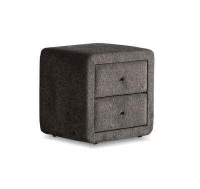 Carlos Boxspringbett Stauraum Bettkasten Stoff Grau Boxbett von ABC-Bedding