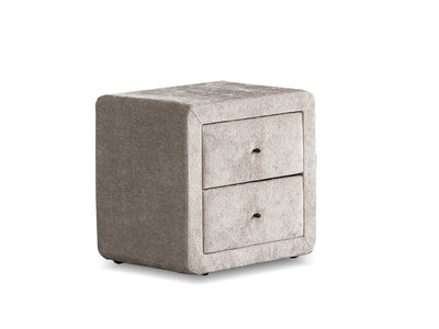 Sofia Boxspringbett Stauraum Bettkasten Bouclé Teddy Stoff Beige Boxbett von ABC Bedding